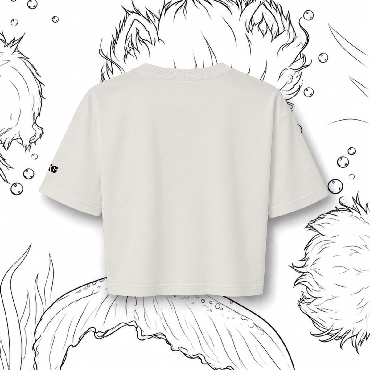 Gonga Gato Women's Heavyweight Cropped Tee