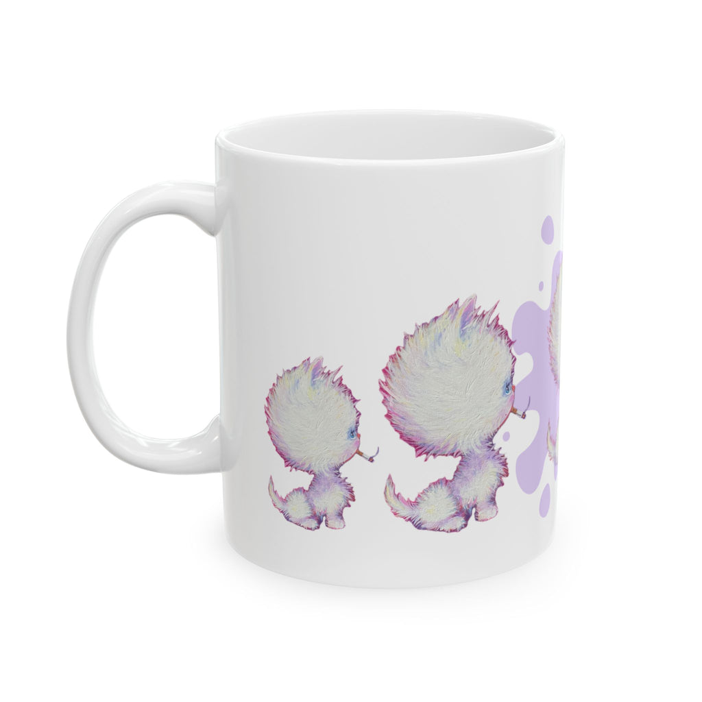 Bad Kitten Ceramic Mug by Emma Gardner, (11oz, 15oz)