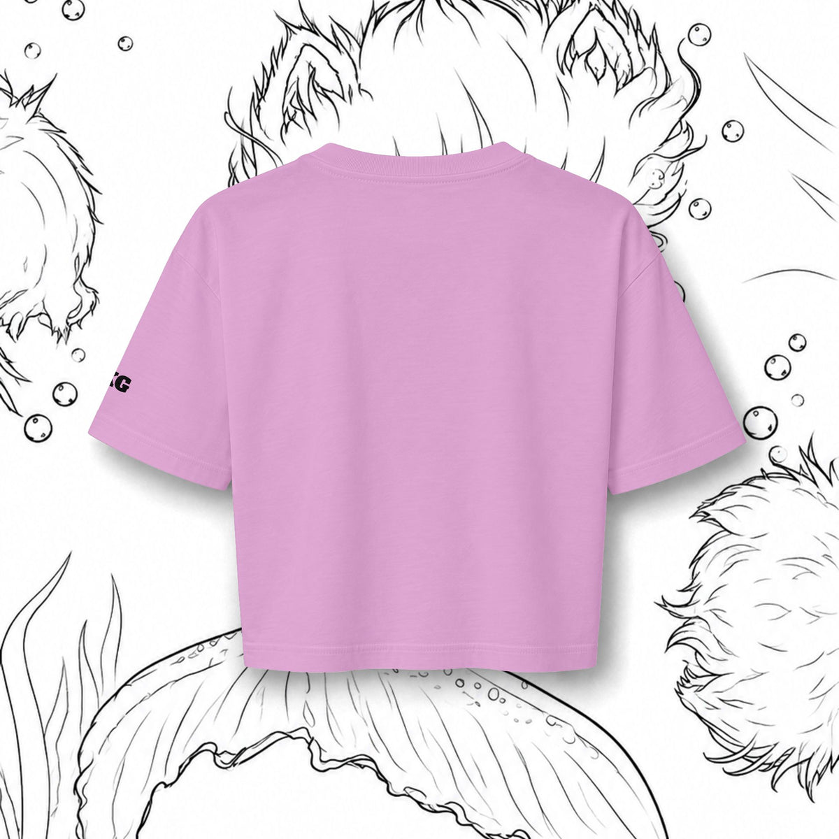 Gonga Gato Women's Heavyweight Cropped Tee