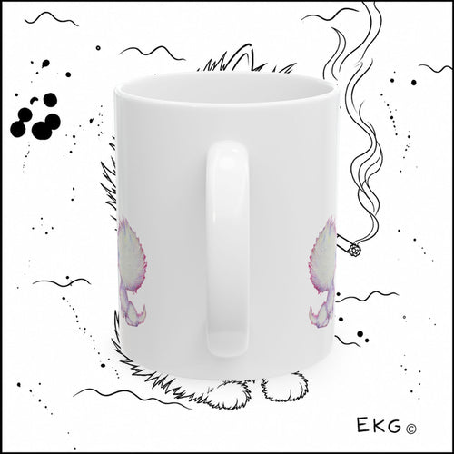 Bad Kitten Ceramic Mug by Emma Gardner, (11oz, 15oz)